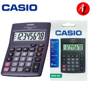 CASIO MW-8V 8 Digits Calculator Mini Desktop Type
