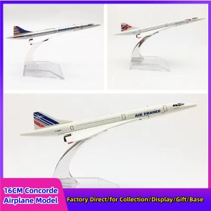 New 16cm Concorde Model Plane Alloy Metal Diecast Airplane Air Franch/British Airways United States Concorde Concorde Aircraft
