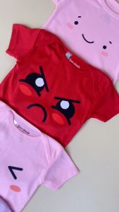 Jumper Bayi Motif Face Kawaii / Jumper Bayi Korean / Baju Anak Laki-Laki / Baju Anak Perempuan