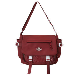 Versatile Transparent Single Shoulder/Crossbody School Style Ita Bag
