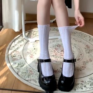 MIASOCKS ถุงเท้าลูกไม้ ถุงเท้าแฟชั่น ถุงเท้าดอกไม้ ถุงเท้าใส่สบาย ถุงเท้านักเรียนแฟชั่นโลลิต้า