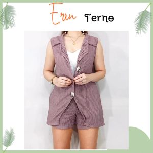 ANDYS CHOICE | ERIN BLAZER CARDIGAN TERNO SHORT WITH POCKETS COORDINATES