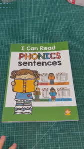 I Can Read Phonics Sentences Workbook Kids English Reading Practice Book 自然拼读练习册 英语启蒙 英语练习本