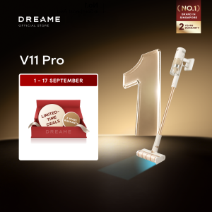 【NEW】Dreame V11 Pro Cordless Vacuum Cleaner | Lightweight & Powerful | Brush Head with Blue Light | Anti Tangles