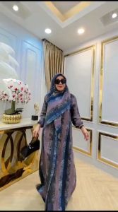 SETELAN BAJU MUSLIM WANITA GAMIS DAN JILBAB BAHAN KATUN RAYON PREMIUM YERIO SET DRESS FREE KERUDUNG DRESS WANITA CASUAL KONDANGAN OOTD BAJU MUSLIM WANITA GAMIS MOTIF