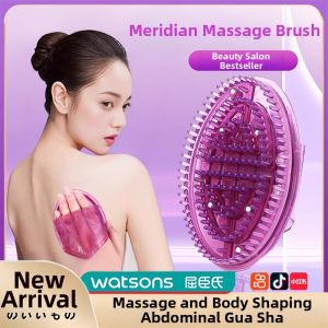 Acupressure Massage Brush for Lymphatic Drainage and Full Body Gua Sha