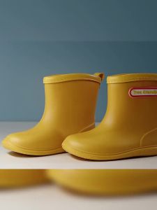 Tree Grandpa Toddler Rain Boots Baby Kids Easy-on Rain Shoes Children Waterproof Shoes for Boys Girls(1-6 Years)