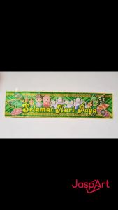 TEMPELAN LEBARAN HIASAN IDUL FITRI BANNER LEBARAN RAMADHAN MURAH MERIAH BANYAK VARIAN