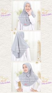 Pashmina Anak Geblus Jersey Size 7 / 11 Tahun Kerudung Anak Perempuan Hijab Instan Bergo Anak Tanggung Jilbab Sekolah Sd Pashtan