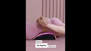 Lumbar Massage Stretcher Waist Stretch Pain Relief Relax Memory Pillow Yoga Open Shoulder Open Back Auxiliary Exercise