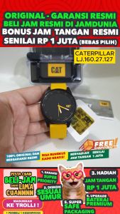 JAM CATERPILLAR ORIGINAL CATERPILLAR CAT LJ.160.27.127 - MEN CT - Resin - Kuning - JAMDUNIA / JAM DUNIA JD18  JAM TANGAN PRIA JAM PRIA JAM TANGAN ANTI AIR $ JAM TANGAN CATERPILLAR ORIGINAL LJ 160 27 127 CATERPILLAR LJ.160 CATERPILAR LJ160 DEL01