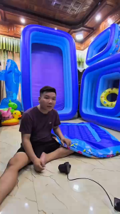 (Bán cực chậy) Bơm Điện 2 Chiều Mini Đa Năng Bơm Hút Nhanh Cho Bể Bơi Phao Ghế Hơi Nệm Hơi Công Suất Mạnh