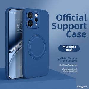 imobile | Liquid Silicone Soft Stand Phone Case for vivo S50 Series