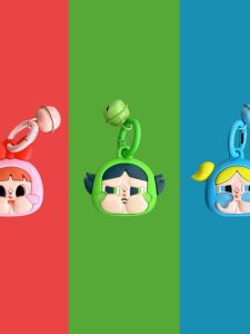 Cartoon Flying Girl Police Apple AirTag Tracker Silicone Protective Cover Pet Cat Dog Anti-Lost Locator Digital Accessories