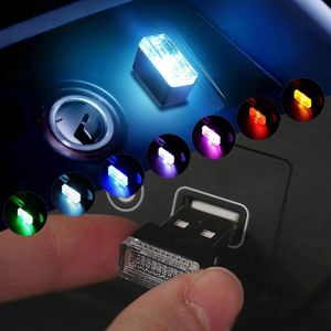Mini USB LED Car Light - Auto Interior USB Atmosphere Light Plug and Play Decor Lamp Emergency Lighting Stonego USB Lamp