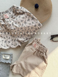 Summer Casual Cotton Shorts for Girls New 2025 Washed Cotton Kids Summer Wear Dream Xiaoxiang Beibei Brand Casual Style