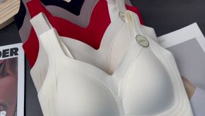 Victtoria seamless bra pakaian dalam wanita sport bra BH yoga push up full cup tanpa kawat bralette