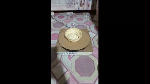 Keranjang Makanan Snack Kiring dari Bambu Anyaman Bulat Sedang