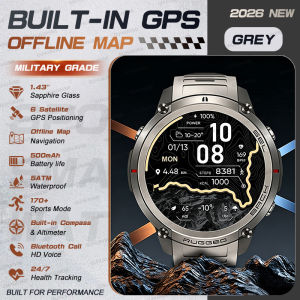 Đồng Hồ Thông Minh Quân Sự TANK DM59 1.43 AMOLED Chống Nước 5ATM Với GPS La Bàn Máy Đo Độ Cao Gọi Điện Không Dây & Chế Độ Thể Thao Bơi Lội Dành Cho Các Hoạt Động Ngoài Trời