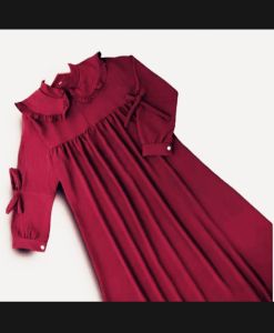 callmelia baju gamis anak cey crinkle airlflaw premium/baju gamis anak perempuan terbaru/dress Lebaran anak perempuan