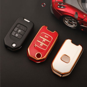 เคสรีโมตกุญแจ แบบพับได้ สำหรับ Honda: Jazz, GK, Civic, FB