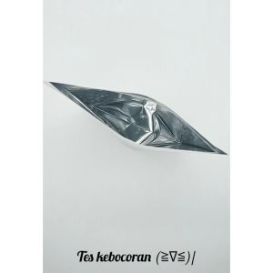 100pcs Kemasan Standing Pouch White Kraft Paper With Foil Inside + Ziplock [BERCAK]