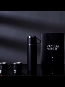 ชุดเซทแก้วกระบอกน้ำเก็บอูนหภูมิ 500 ML กระบอกน้ำเก็บอูนหภูมิ 500 ML แท่งเทียน 1 ชุดแถมฝา 2- S748