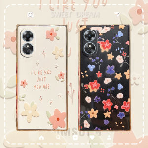 เคสสมาร์ทสำหรับ Infinix Note30 Pro VIP 30i Hot 30 Play เป็น Smart 7 Plus HD 4G 5G เตรียม TPU พร้อม Softcase ขนาดเล็กน่ารัก ให้คุณดอกไม้เคสมือ