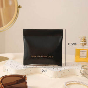 FOCANO Black Mesh Cosmetic Bag Travel Storage Case Makeup Pouch Portable Large Toiletry Organizer Bag