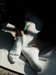 Cosmos Mens and Womens Boneless Long Staple Combed Cotton Pure Cotton Ankle Socks Spring and Summer Dry Sweat-Absorbent Dry Sports Boat Socks