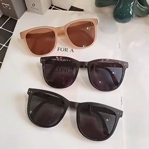 GU Kacamata Hitam Wanita Lipat Korea Fashion Kacamata Gaya Pantai Terbaru Bisa di LIPAT Sunglasses Anti-UV Wanita Pria K52 1991