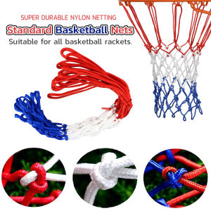 Homehub 4mm/5mm Standard Basketball Nets All-Weather Heavy Duty Outdoor Net Competitions Replacement Net