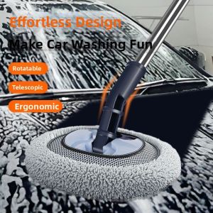 TEKANAI | Car Washing Mop Soft Bristles Extendable