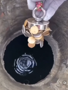 Rambo One แม่เหล็กแรงดูดสูง Neodymium Recovery แม่เหล็กเก็บของ แม่เหล็กตกปลา Fishing magnet D60 ดึง 120kg