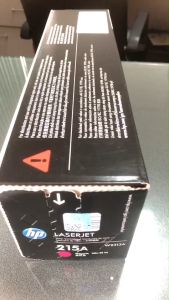 HP 215A M  (W2313A ) ตลับหมึกโทนเนอร์ สีแดง ของแท้ศูนย์+ของใหม่+คุณภาพ 100% MAGENTRA Original LaserJet Toner Cartridge (W2313A)M182n  M183fw