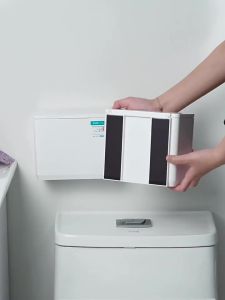 Asvel | Wall Mounted Waterproof & Drill-Free Sanitary Pads Storage Organizer
