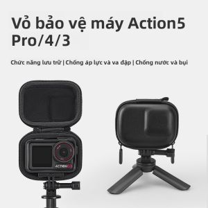 WEIDONGFANG | Waterproof Shockproof Portable Camera Case for DJI Action 5 Pro/4/3 GoPro 13 and Insta360 Ace Pro 2