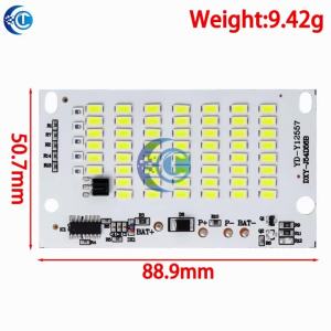 25w 40w 60w 100w LED outdoor solar energy 5730 high brightness bead projection light integrated light source light panel contro