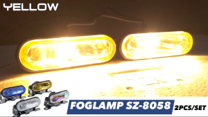 Sub Zero Car Foglamp Fog light SZ-8058 12V Oblong 2pcs/set