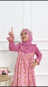 GAMIS SYABIELLA ANAK USIA 1-10 TAHUN KATUN RAYON PREMIUM MODEL KEKINIAN 2024