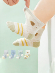 Usbettas | Breathable Lightweight Infant Cotton Socks S