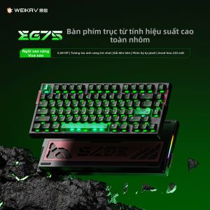 Bàn Phím Chơi Game Thể Thao Điện Tử Toàn Hợp Kim Nhôm Với Công Tắc Từ