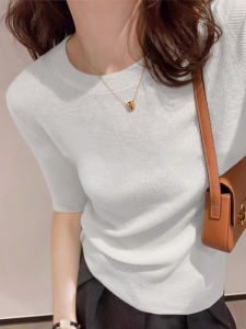 Slim Fit Light Knit Top for Summer
