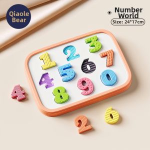 QIAOLEXIONG | Silicone Grasp Board Montessori Early Education Toys for 0-3 Years
