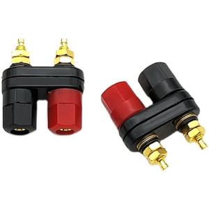 1/5/10pcs Banana plugs Jack Socket Couple Terminals DIY Connectors Red Black Connector Amplifier Terminal Binding Post Speaker