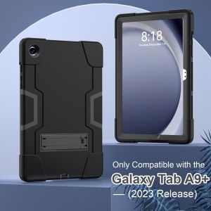 Chân đế tích hợp sạc trẻ em ba lớp hạng nặng hỗn hợp vỏ máy tính bảng chống sốc cho Samsung Galaxy Tab A11 cộng với trường hợp 11 inch 2025Tab A11 8.7 inchTab A9 cộng với trường hợp Tab A9 trường hợp