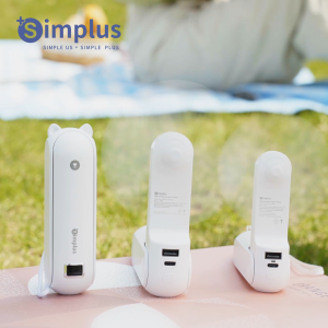 Simplus พัดลมขนาดเล็ก พัดลมไฟฟ้า USB พัดลมมือถือ แบบพกพาพับได้ ความเร็ว 3 ระดับ Mini & Handheld Fans DFSH011