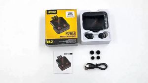 M88 Plus TWS Headset Bluetooth 5.3 Headset Low Delay Touch Sport Tampilan LED Digital Baterai Wireless Earphone