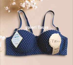 Bra TN K235 Bra kawat abg cup A renda volkadot cup setengah ukuran 34.36.38.40