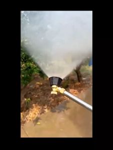 หัวฉีดทองเหลืองน้ำฝอย หมวกดำ ละอองตัดหมอก แรงดันสูง รงดันสูงสปริงเกลอร์รดน้ำ เป็นละอองเหมาะสำหรับพ่นฉีดน้ำ